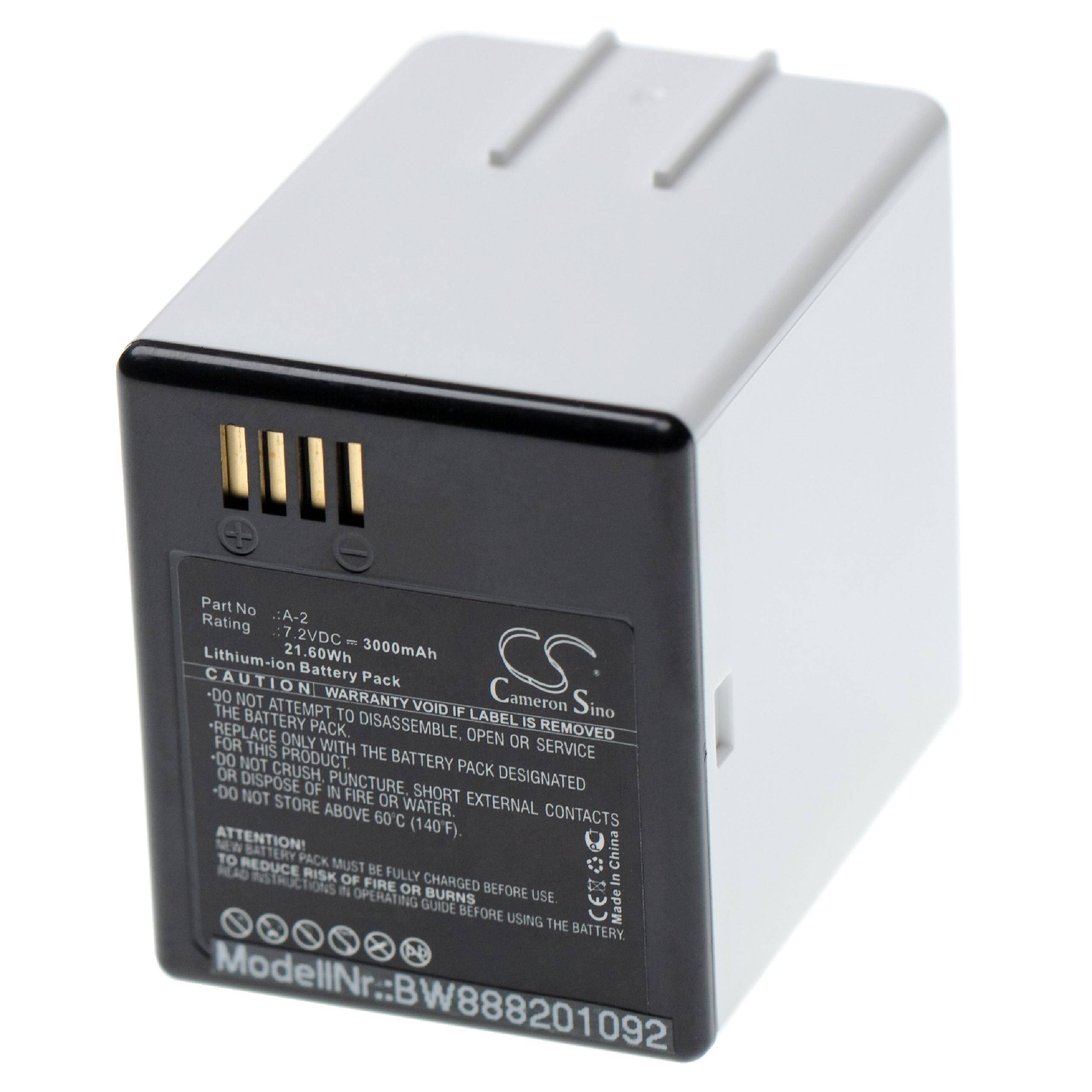 vhbw Akku kompatibel mit Netgear Arlo Go, VMA4410, VML4030 Knopfkamera, getarnte Kamera (3000 mAh, 7,2 V, Li-Ion)