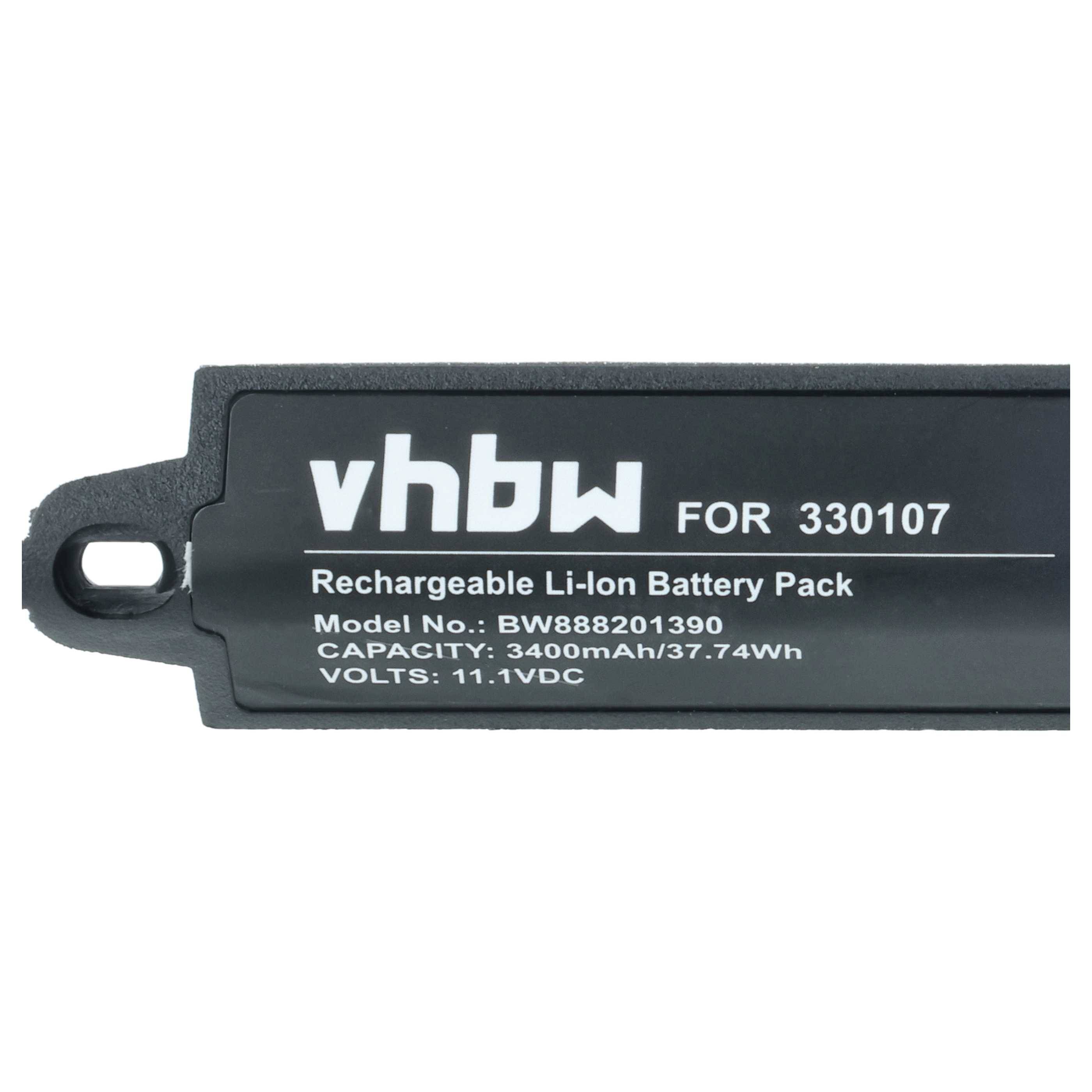 vhbw Akku kompatibel mit Bose SoundTouch 20 | Lautsprecher Boxen Speaker (3400 mAh, 11,1 V, Li-Ion)