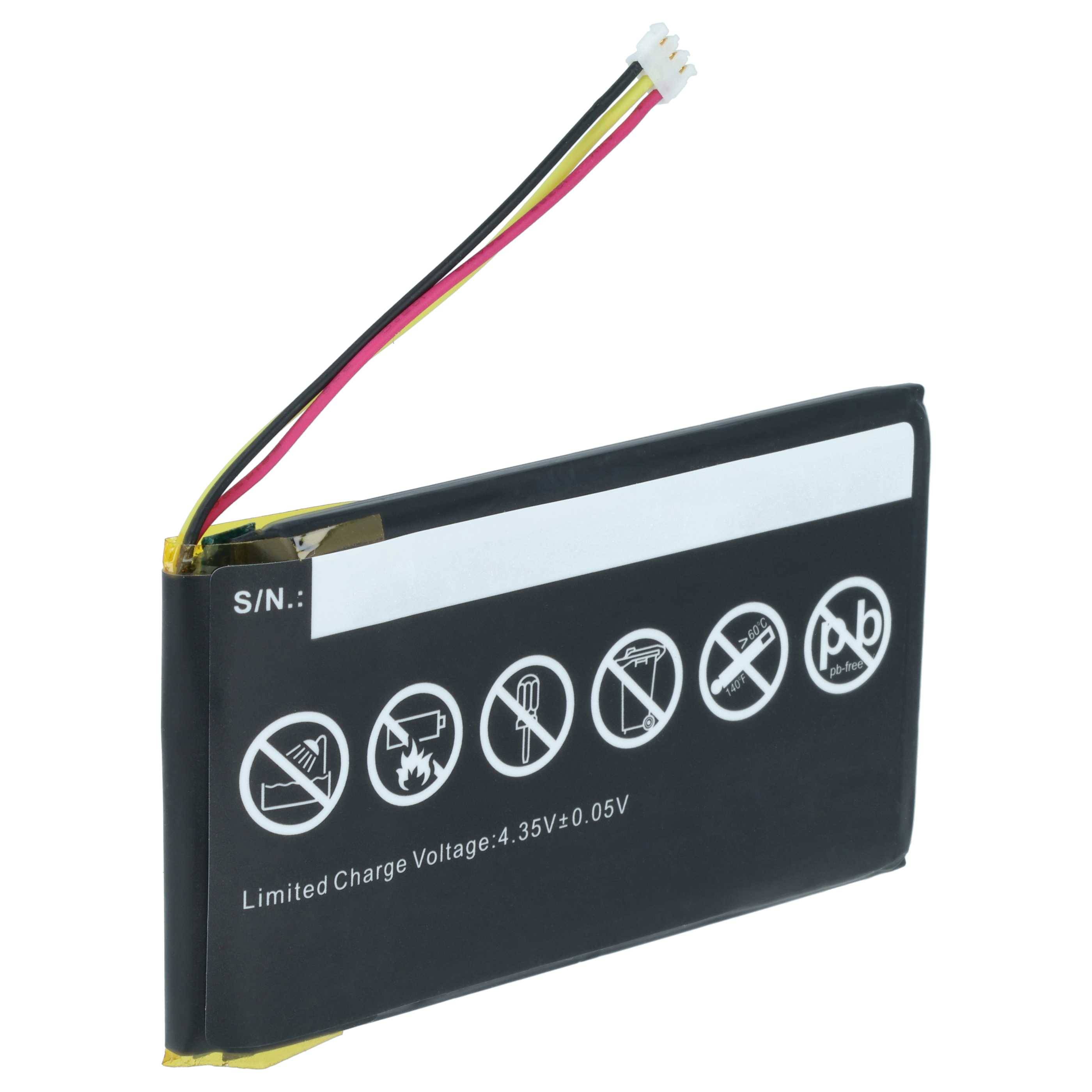 vhbw Akku kompatibel mit Crestron TSR-310 Handheld Computer Scanner (2000 mAh, 3,8 V, Li-Polymer)