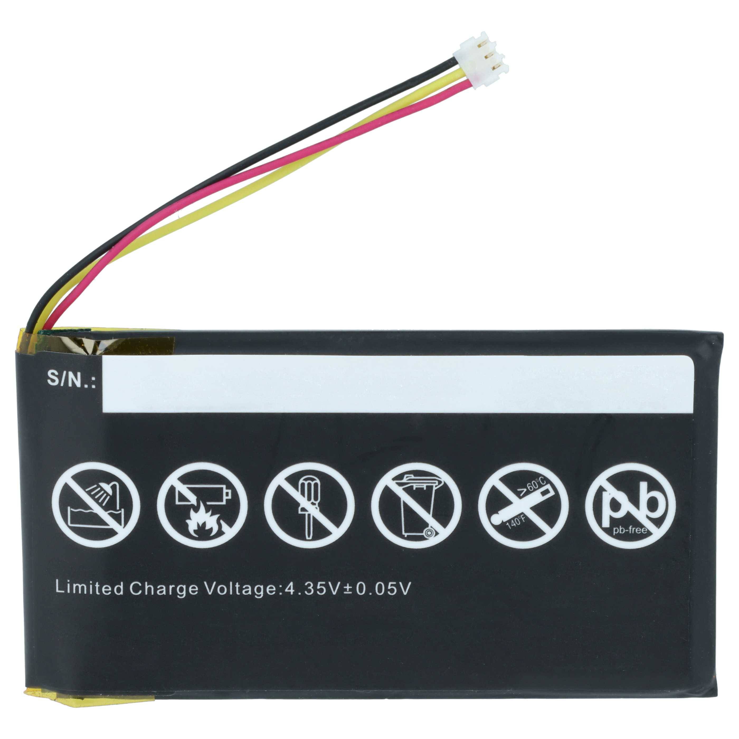 vhbw Akku kompatibel mit Crestron TSR-310 Handheld Computer Scanner (2000 mAh, 3,8 V, Li-Polymer)