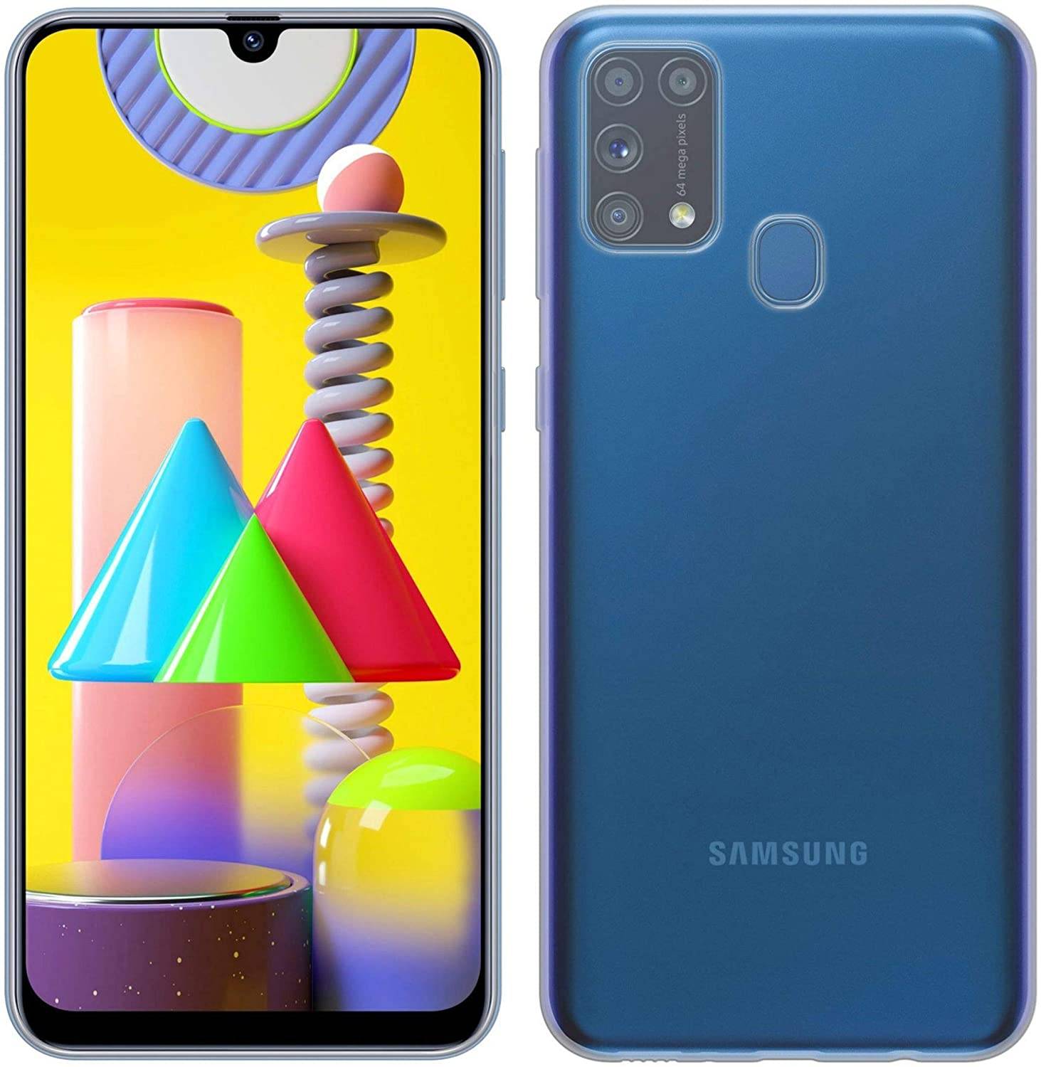 Silikon Hülle Basic kompatibel mit Samsung Galaxy M31 (M315F) Case TPU Soft Handy Cover Schutz Transparent