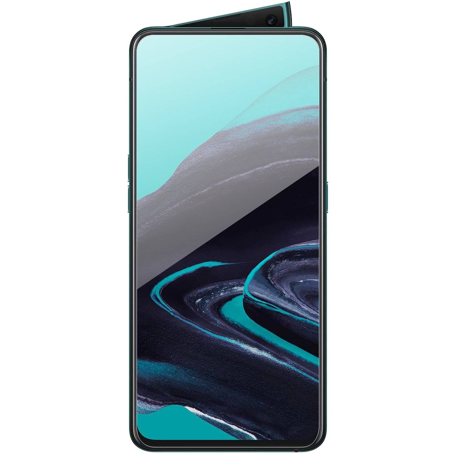 3X Schutz Schutz Glas 9H Tempered Glass Display Schutz Folie Display Glas Screen Protector kompatibel mit Oppo Reno 2