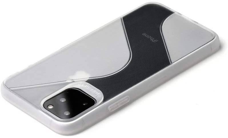 cofi1453® S-Line Hülle Bumper kompatibel mit Huawei Y6P Silikonhülle Stoßfest Handyhülle TPU Case Cover in Transparent