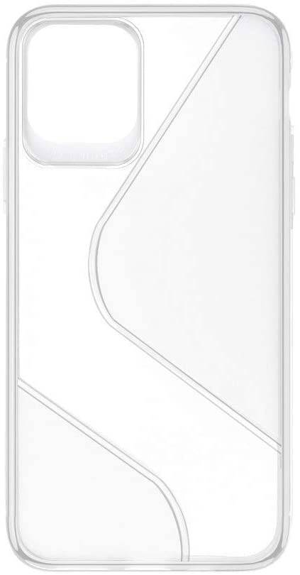 cofi1453® S-Line Hülle Bumper kompatibel mit Huawei P30 Lite Silikonhülle Stoßfest Handyhülle TPU Case Cover in Transparent