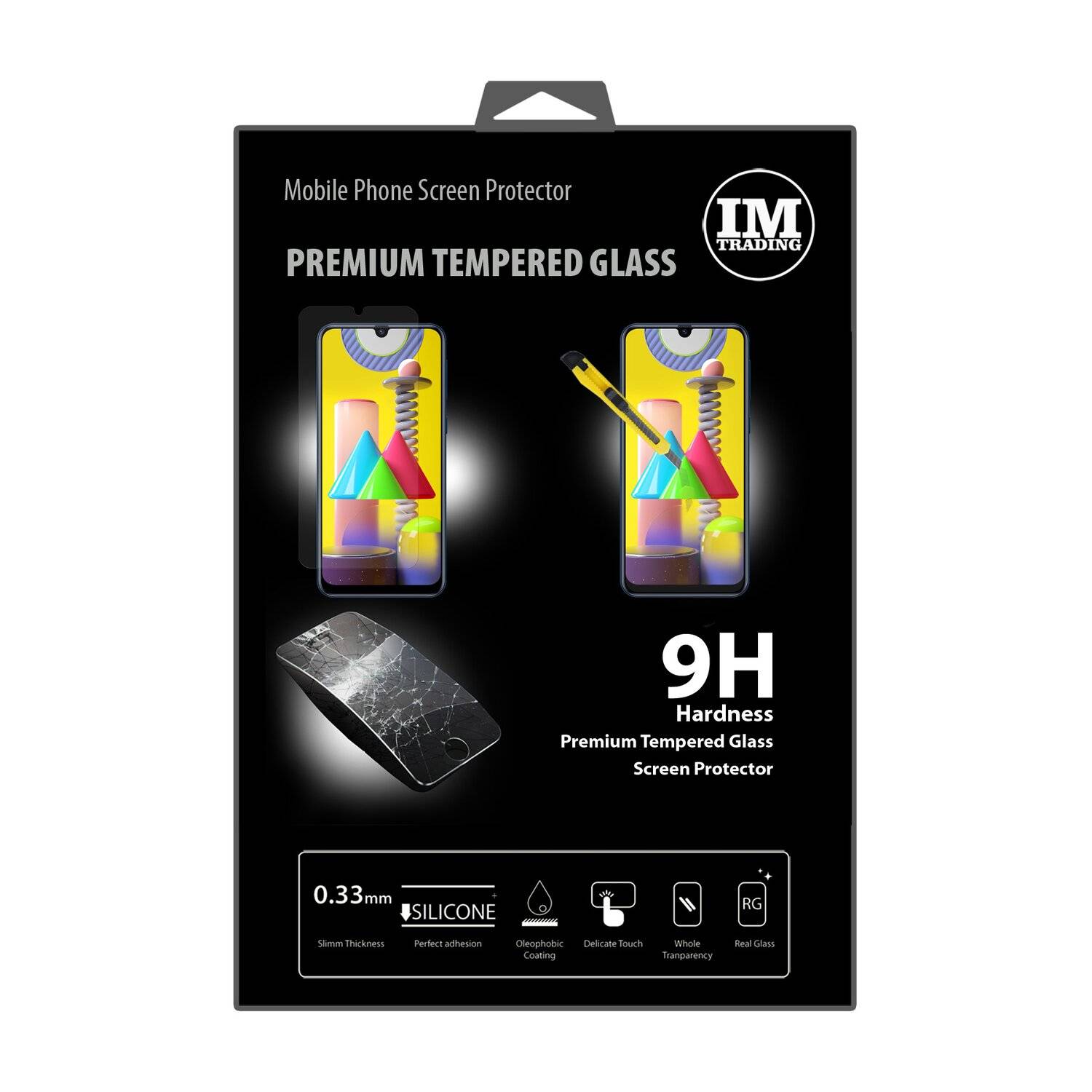 cofi1453® Schutzglas 9H kompatibel mit Samsung Galaxy M31 (M315F) Displayschutzfolie Schutzfolie Passgenau Glas