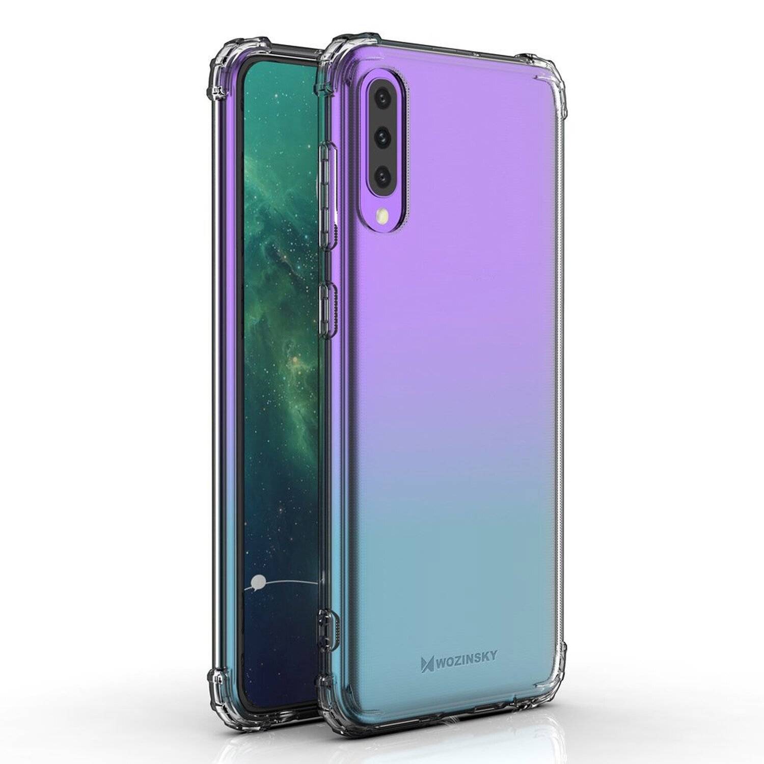 Schutzhülle Bumper Wozinsky Armor SchutzHülle kompatibel mit Xiaomi Mi CC9 Silikon Hülle Zubehör Tasche Schutzschale Schutz in Transparent