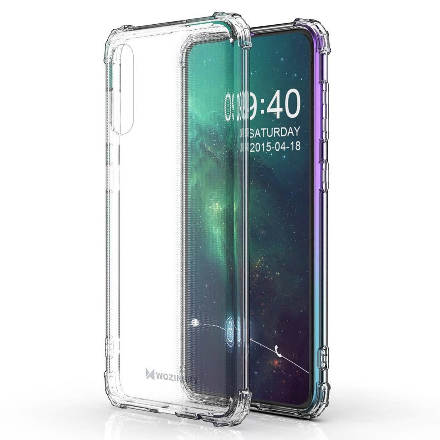 Schutzhülle Bumper Wozinsky Armor SchutzHülle kompatibel mit Xiaomi Mi CC9 Silikon Hülle Zubehör Tasche Schutzschale Schutz in Transparent