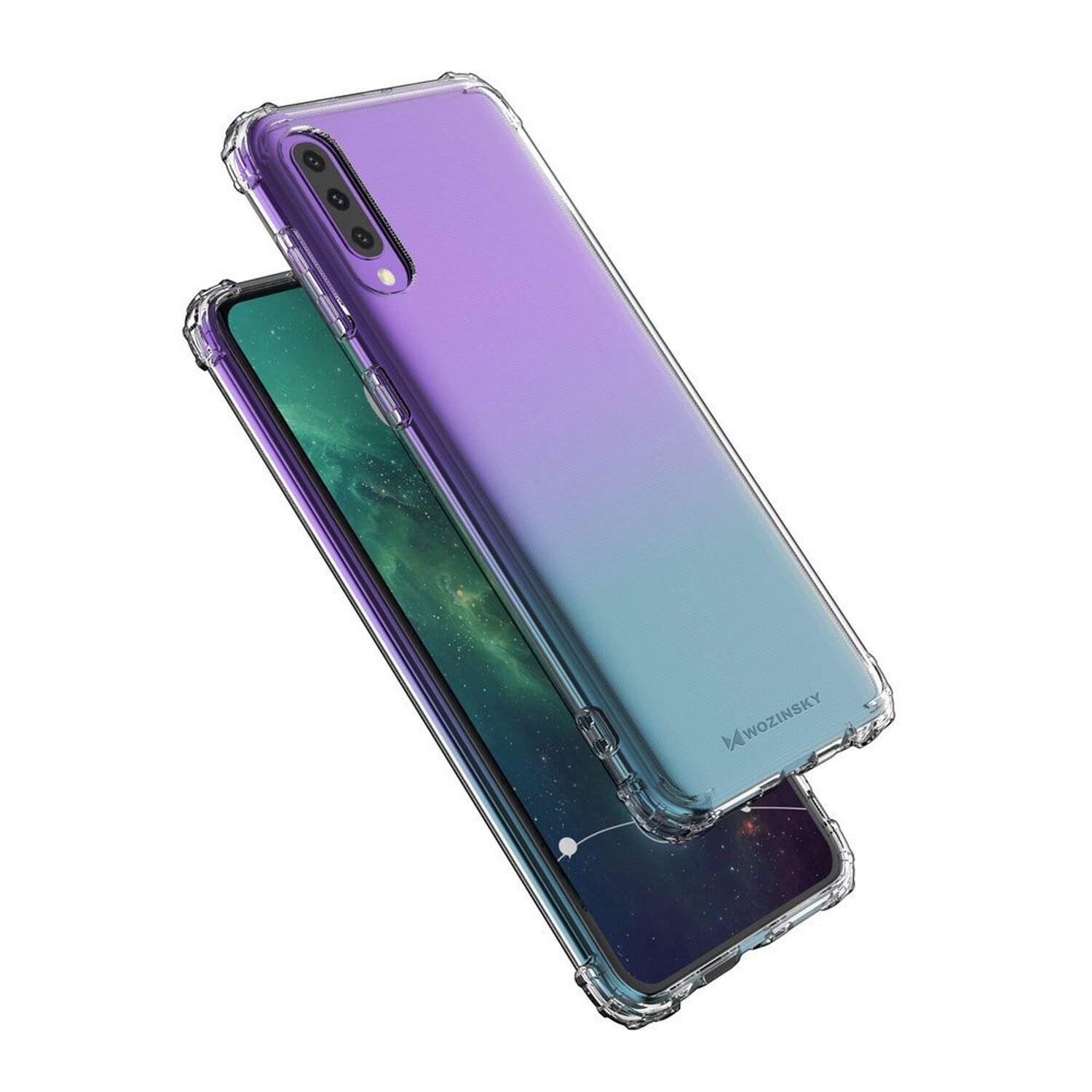 Schutzhülle Bumper Wozinsky Armor SchutzHülle kompatibel mit Xiaomi Mi CC9 Silikon Hülle Zubehör Tasche Schutzschale Schutz in Transparent