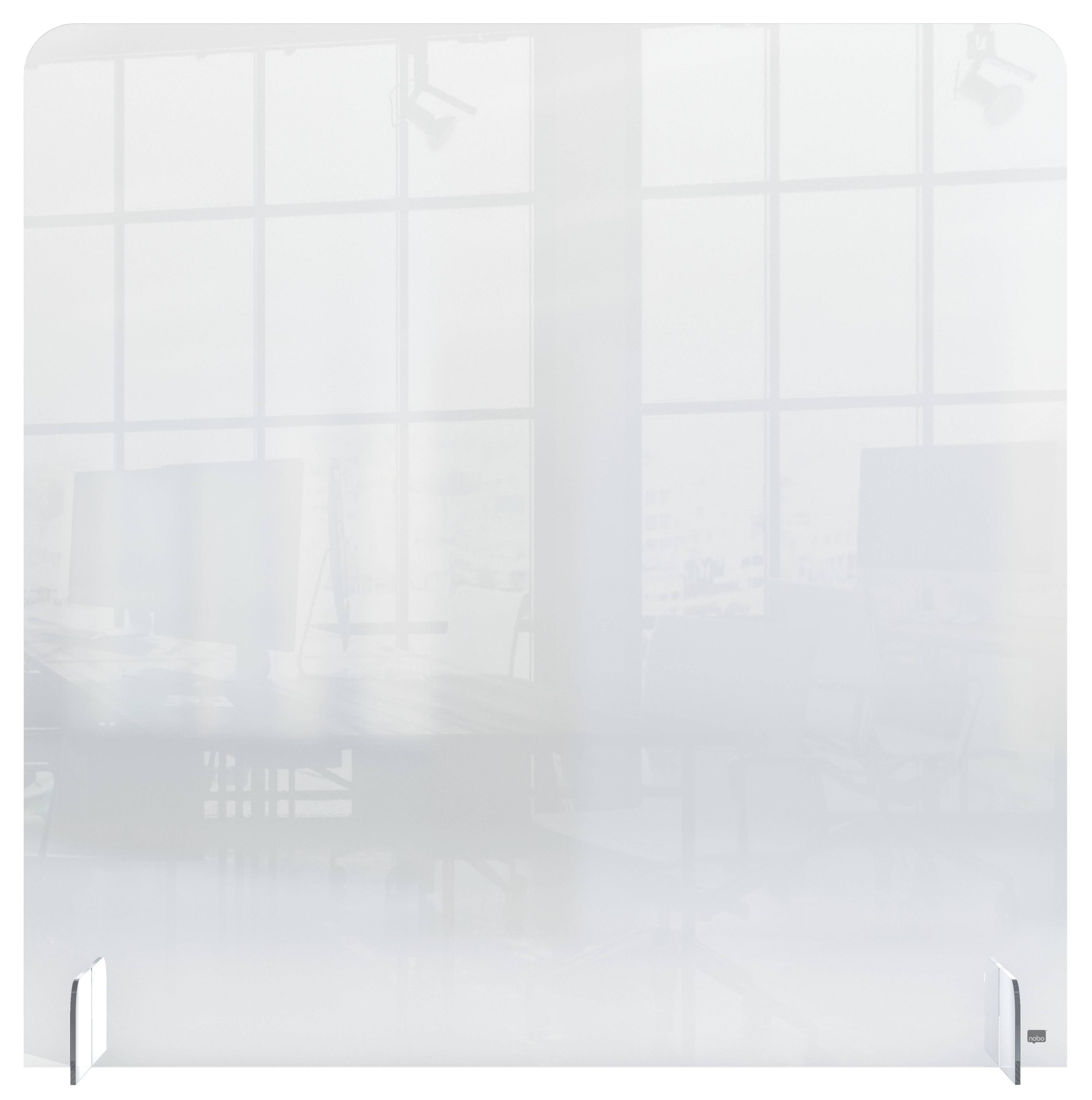 Thekenaufsteller ohne Durchreiche Acrylglas