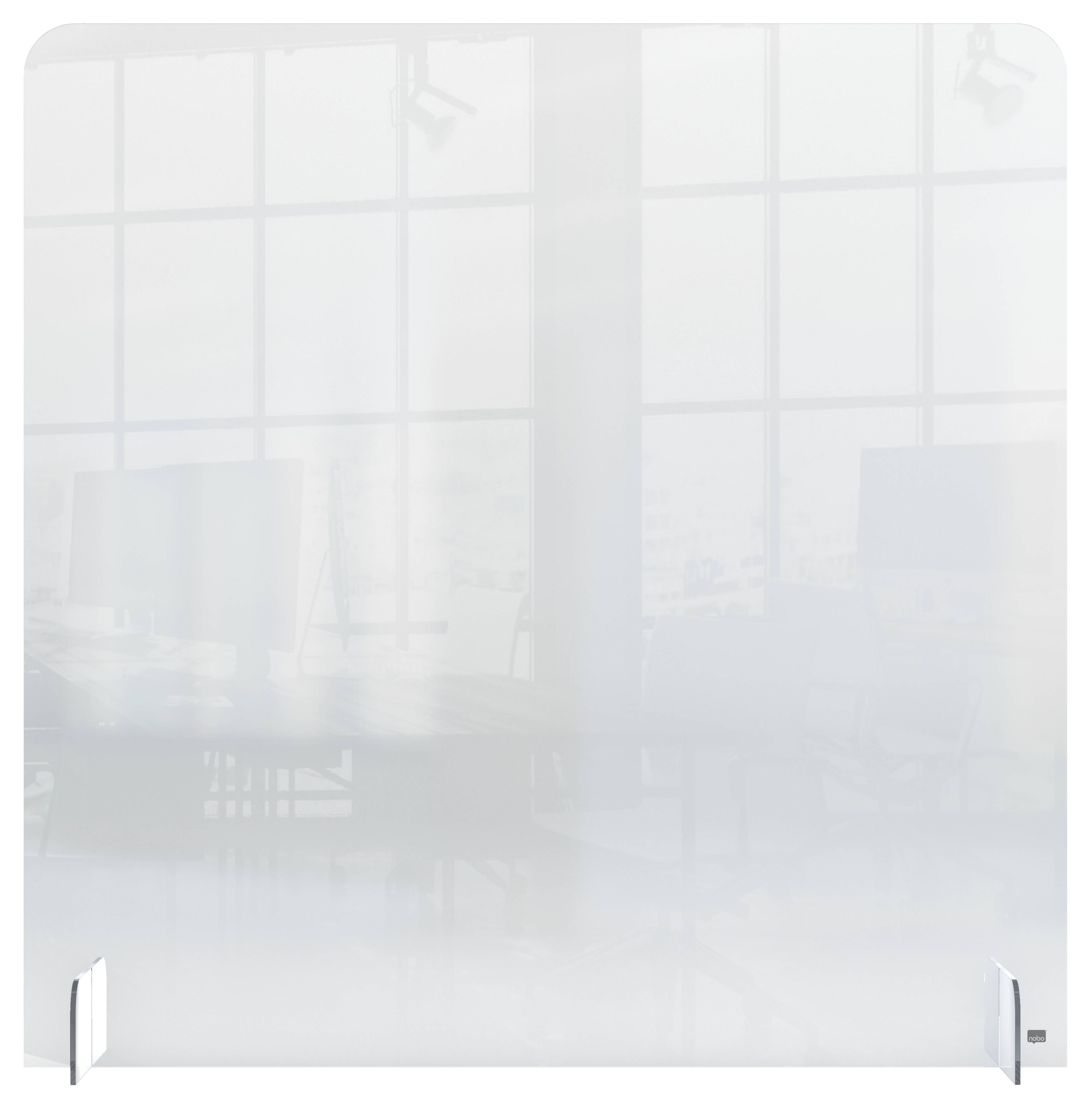 Thekenaufsteller ohne Durchreiche Acrylglas