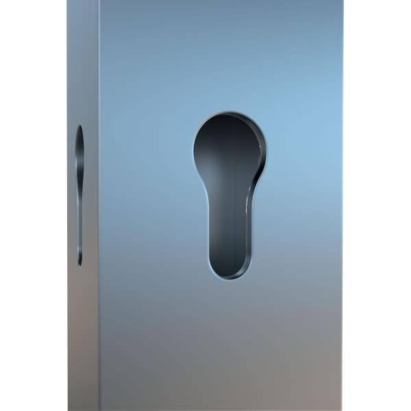 Verbindungsstück für Schreibtisch-Trennwand Premium Plus Stahl silber