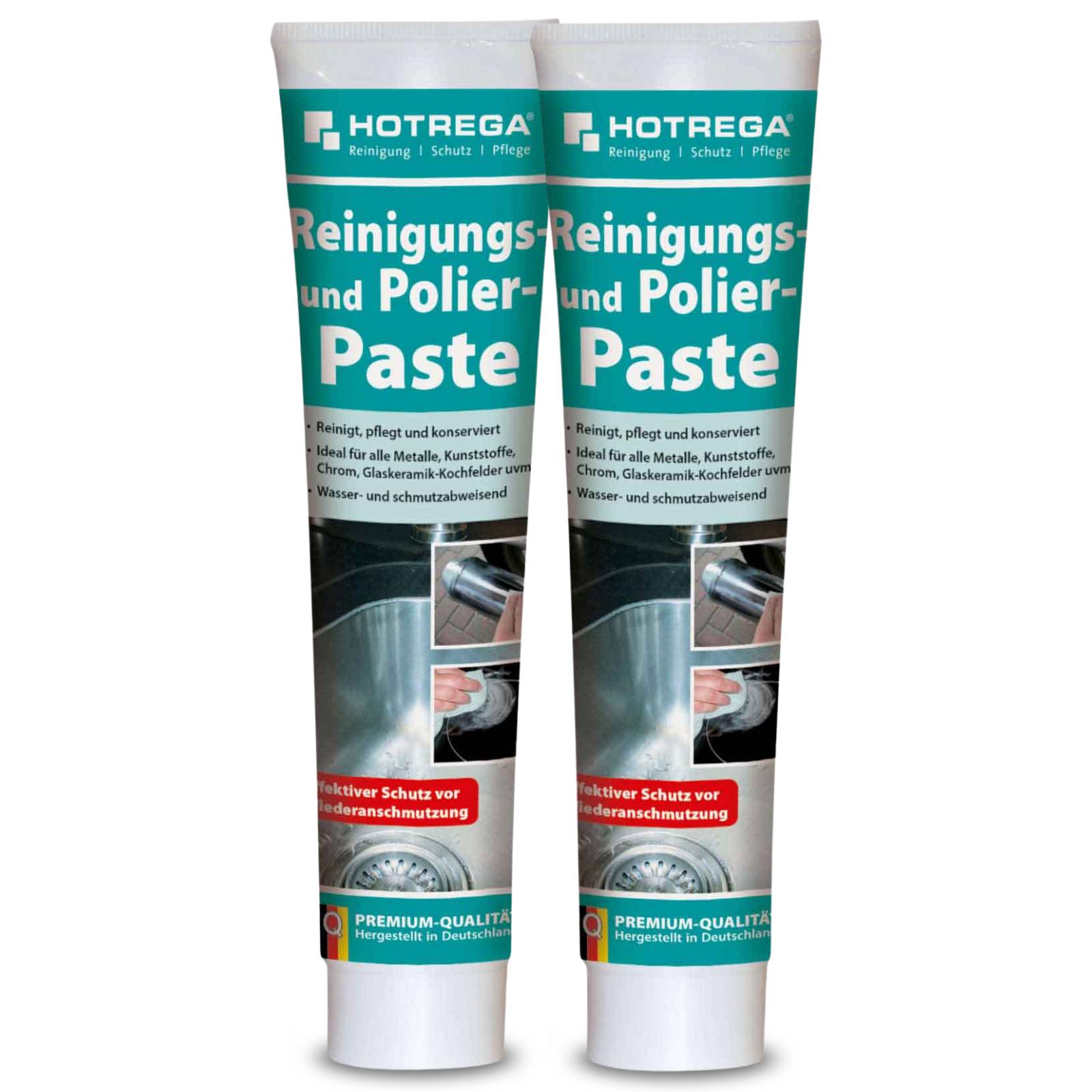 HOTREGA Reinigungs- und Polierpaste 2x 125 ml