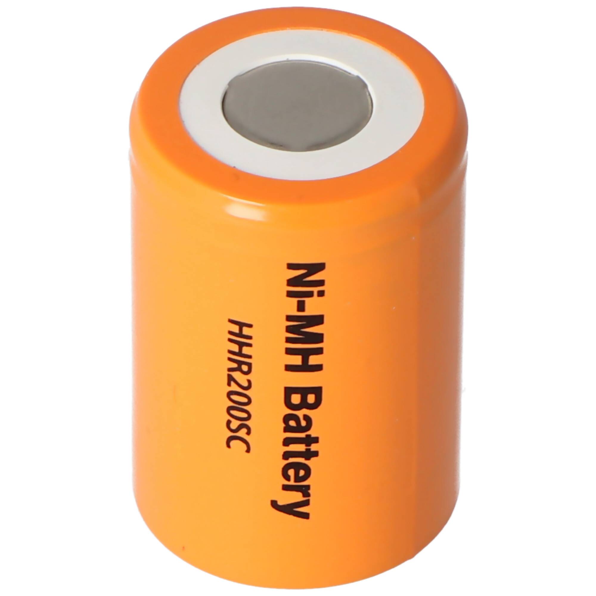 4/5 SUB-C Panasonic HHR200SC NiMH Akku Flattop Abmessungen 22,2x34mm