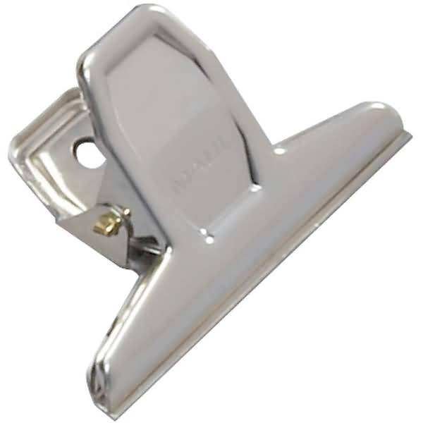 Brief-Klemmer vernickelt Breite 75mm Klemmweite 20mm VE=2 Stück