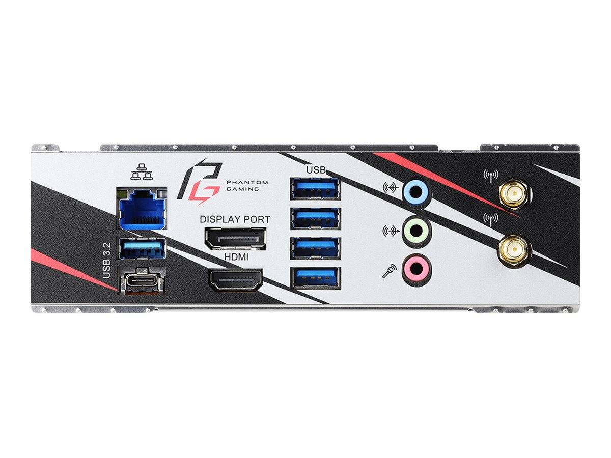 ASRock B550 Phantom Gaming-ITX/ax - Motherboard - Mini-ITX - Socket AM4 - AMD B550 Chipsatz - USB-C Gen2, USB 3.2 Gen 1, USB 3.2 Gen 2 - 2.5