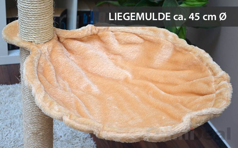 Liegemulde Beige Durchmesser 45cm