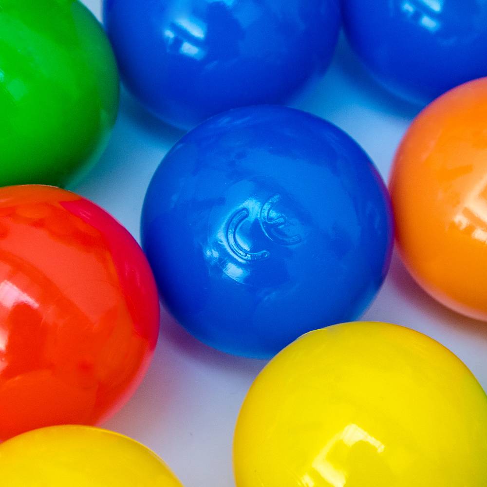 1200 bunte Bälle für Bällebad 5,5cm Babybälle Plastikbälle Baby Spielbälle