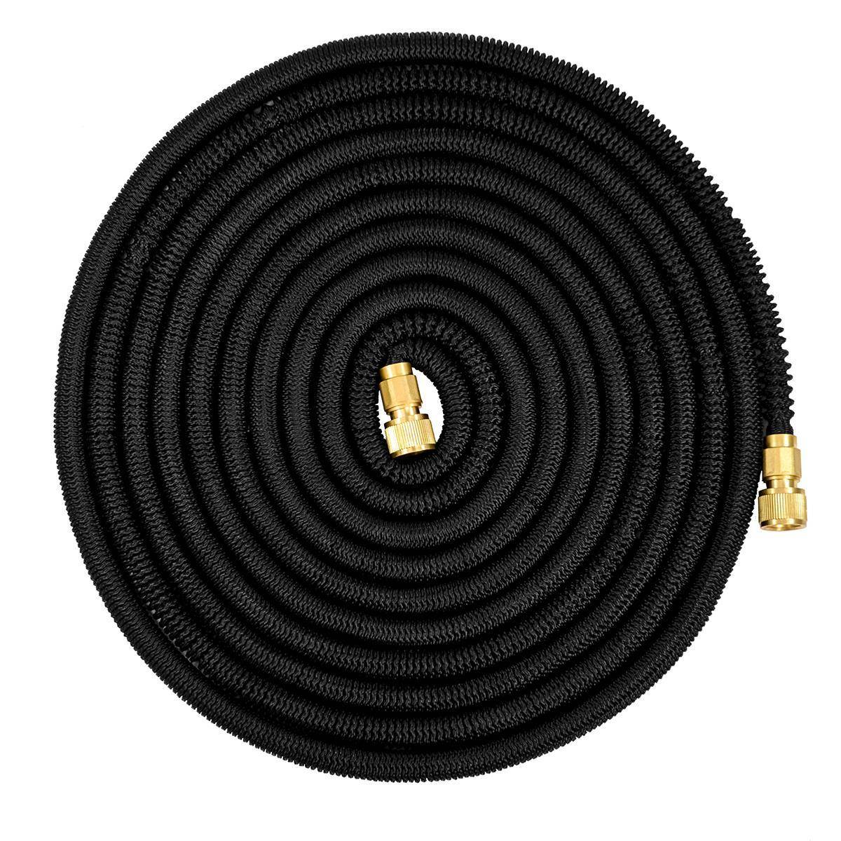 Dehnbarer Gartenschlauch mit Brause 7,5m - 22,5m flexibler Wasserschlauch
