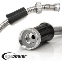 15 m Knickfreier Gartenschlauch Edelstahl Wasserschlauch Flex Metall Schlauch 15 m Knickfreier Gartenschlauch Edelstahl Wasserschlauch Flex Metall Schlauch