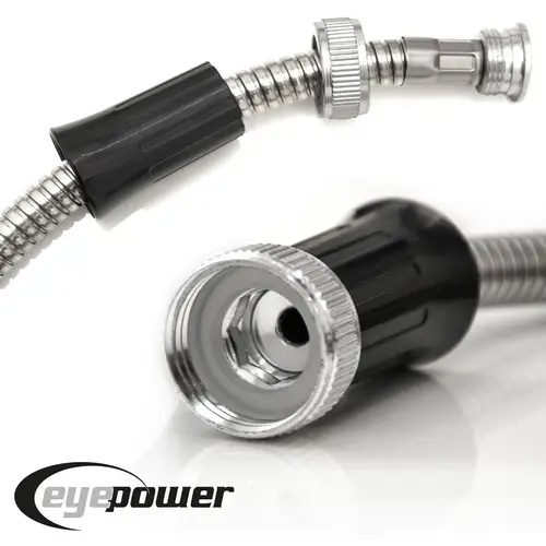 15 m Knickfreier Gartenschlauch Edelstahl Wasserschlauch Flex Metall Schlauch 15 m Knickfreier Gartenschlauch Edelstahl Wasserschlauch Flex Metall Schlauch