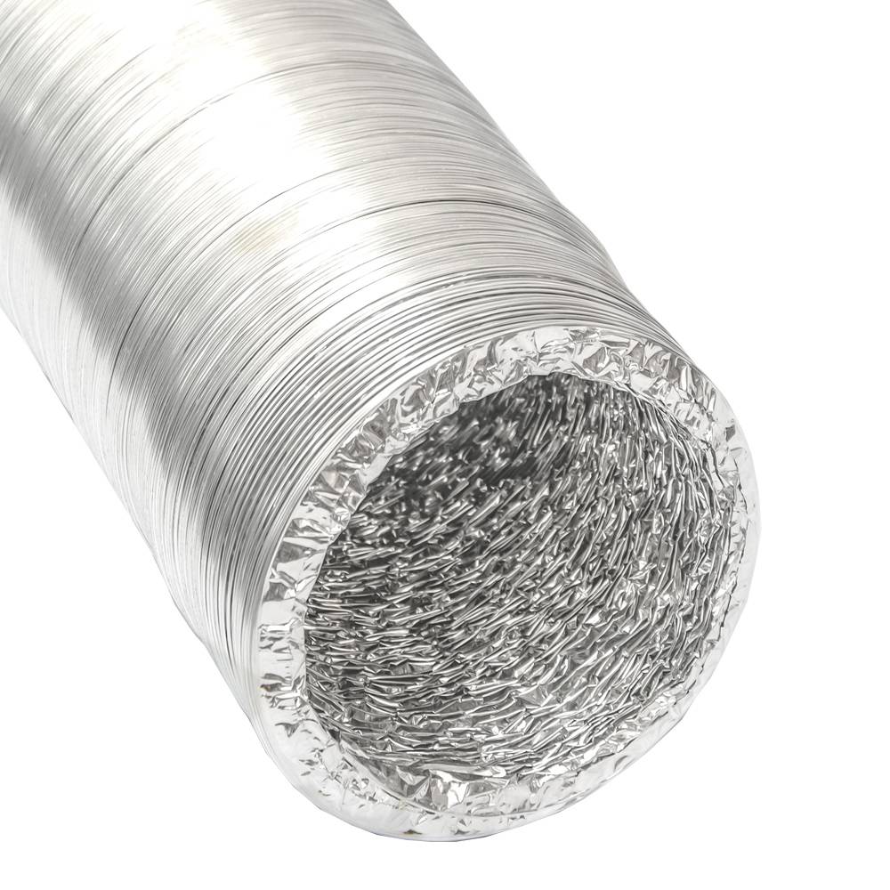 Aluflexrohr Aluflexschlauch 10m | Flexrohr Luftschlauch Alurohr Ø150mm | Hitzebeständiges Luftrohr