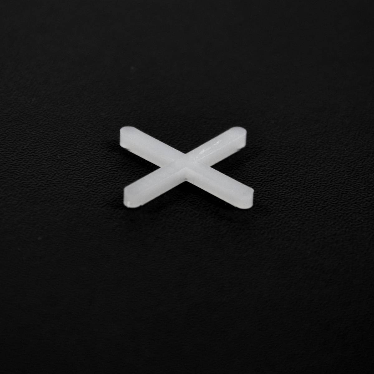 1000 Fliesenkreuze Fugenkreuz Fliesen Abstandhalter Fliesenfugen | Kunststoff | ca. 2 mm | Weiß