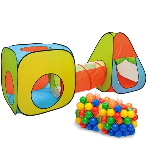 3er Bällebad Zelt 200 Baby Bälle PopupTunnel Kinderzelt Spielzelt 260x90x100cm 3er Bällebad Zelt 200 Baby Bälle PopupTunnel Kinderzelt Spielzelt 260x90x100cm