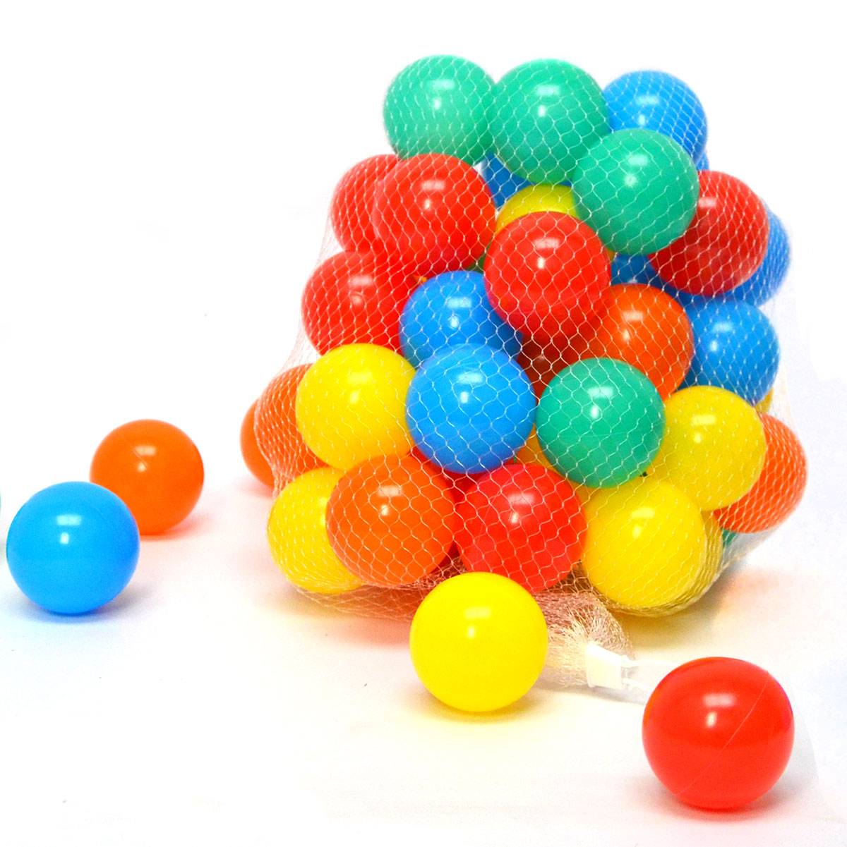 50 geprüfte Bällebad-Bälle für Babys ab 0 Spielbälle bunte Kinderbälle Poolbälle