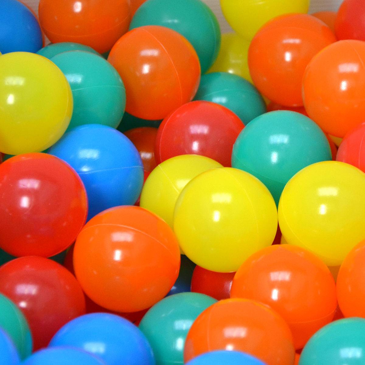 50 geprüfte Bällebad-Bälle für Babys ab 0 Spielbälle bunte Kinderbälle Poolbälle