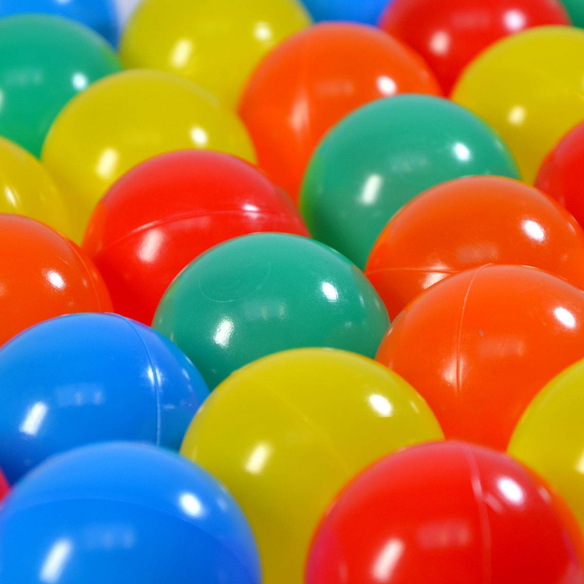 50 geprüfte Bällebad-Bälle für Babys ab 0 Spielbälle bunte Kinderbälle Poolbälle