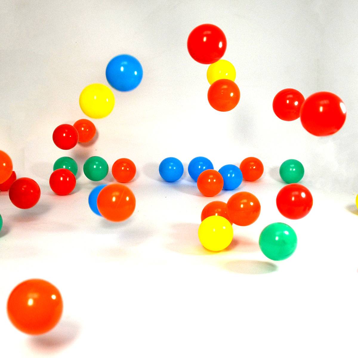 50 geprüfte Bällebad-Bälle für Babys ab 0 Spielbälle bunte Kinderbälle Poolbälle