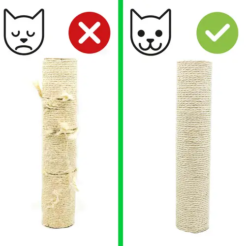 60 cm Sisalstamm für Kratzbaum Ersatzstamm M10 - Ø 9,2 cm Sisalsäule Kratzstamm 60 cm Sisalstamm für Kratzbaum Ersatzstamm M10 - Ø 9,2 cm Sisalsäule Kratzstamm