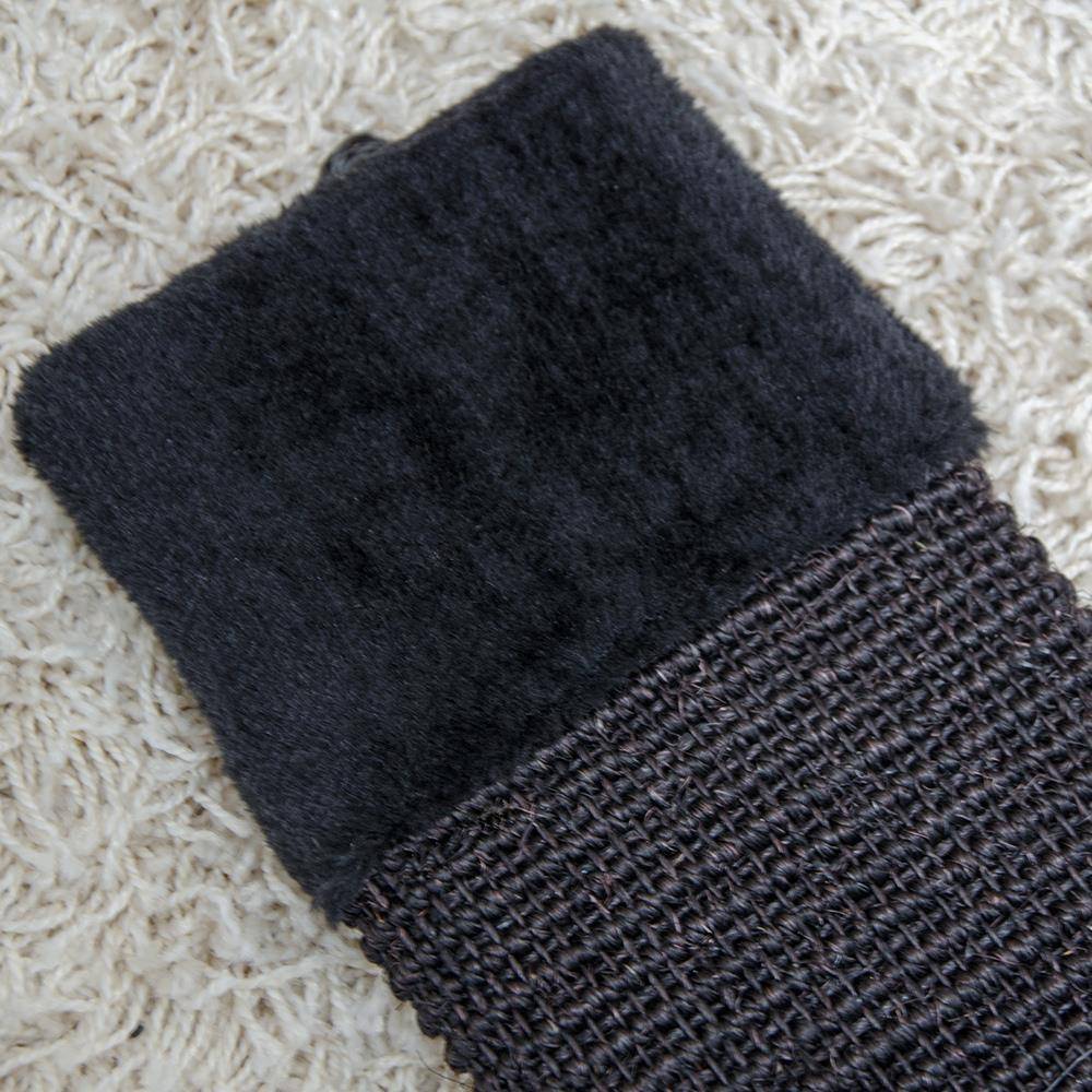 Sisal Kratzbrett Sisalbrett S ca. 50 cm Schwarz