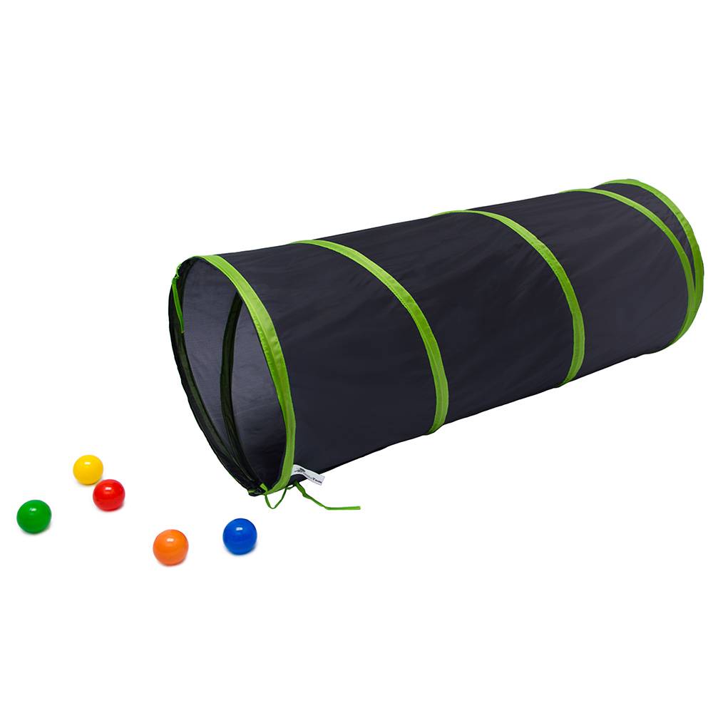 Spielzelt Kinderzelt mit Tunnel NALA | Bällebad Zelt für Drinnen und Draußen | Kinderspielzelt inkl. Aufbewahrungstasche