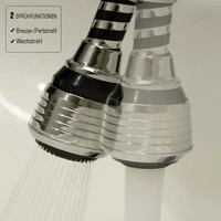 Wasserhahn Verlängerung Perlator Strahlregler 12 cm Schwenkbrause Flexischlauch Wasserhahn Verlängerung Perlator Strahlregler 12 cm Schwenkbrause Flexischlauch