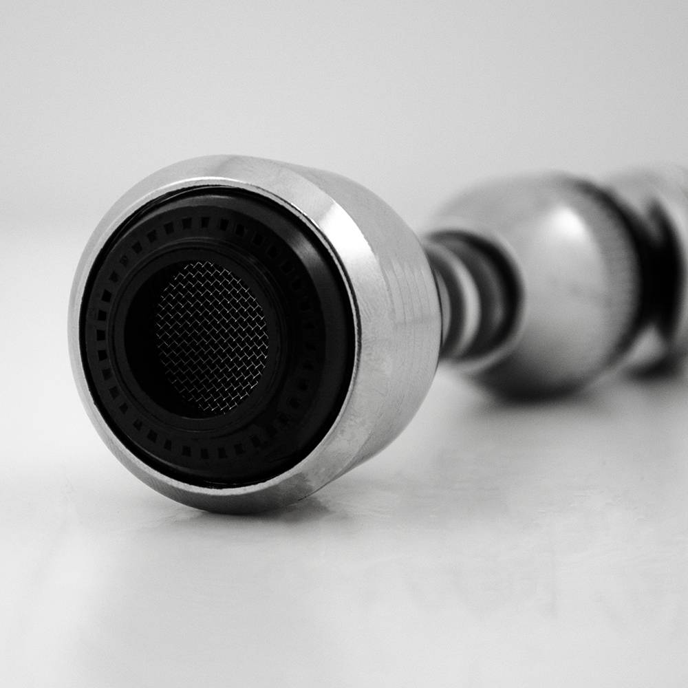 Wasserhahn Verlängerung Perlator Strahlregler 12 cm Schwenkbrause Flexischlauch