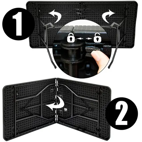 Gartenmöbel Set in Rattan Optik - 180 cm Tisch mit 8 Stühlen Sitzgruppe Klappbar Gartenmöbel Set in Rattan Optik - 180 cm Tisch mit 8 Stühlen Sitzgruppe Klappbar