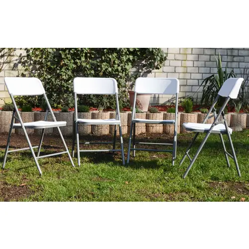 4 Klappstühle bis 150kg - 50x46x83,5 Balkonstuhl Klappbar Gartenstuhl Kunststoff 4 Klappstühle bis 150kg - 50x46x83,5 Balkonstuhl Klappbar Gartenstuhl Kunststoff