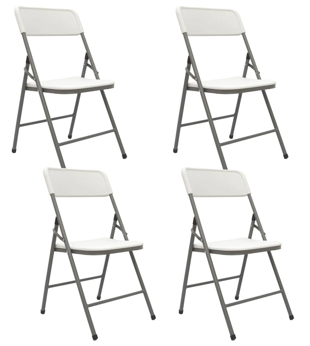 2 Klappstühle bis 150kg - 50x46x83,5 Gartenstuhl Klappbar Balkonstuhl Kunststoff