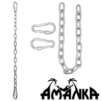 230 kg Hängesessel Kette 50 cm Aufhängung 2 Karabiner für Schaukel Hängematte 230 kg Hängesessel Kette 50 cm Aufhängung 2 Karabiner für Schaukel Hängematte