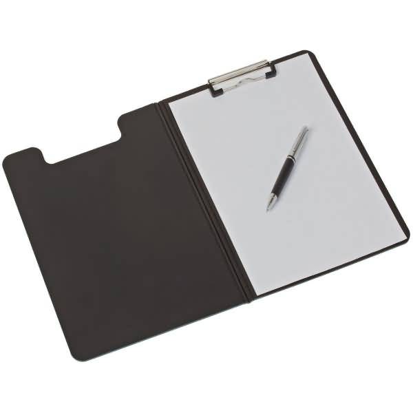 Blockklemmmappe A4 PP schwarz