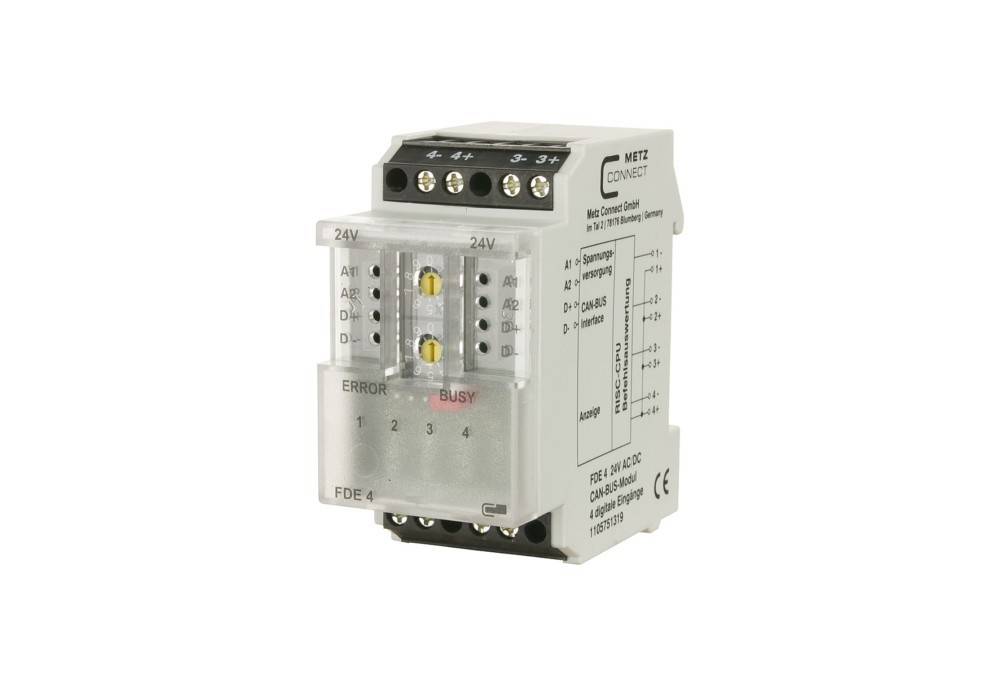 Metz Connect Eingangsmodul FDE 4, 24V AC/DC
