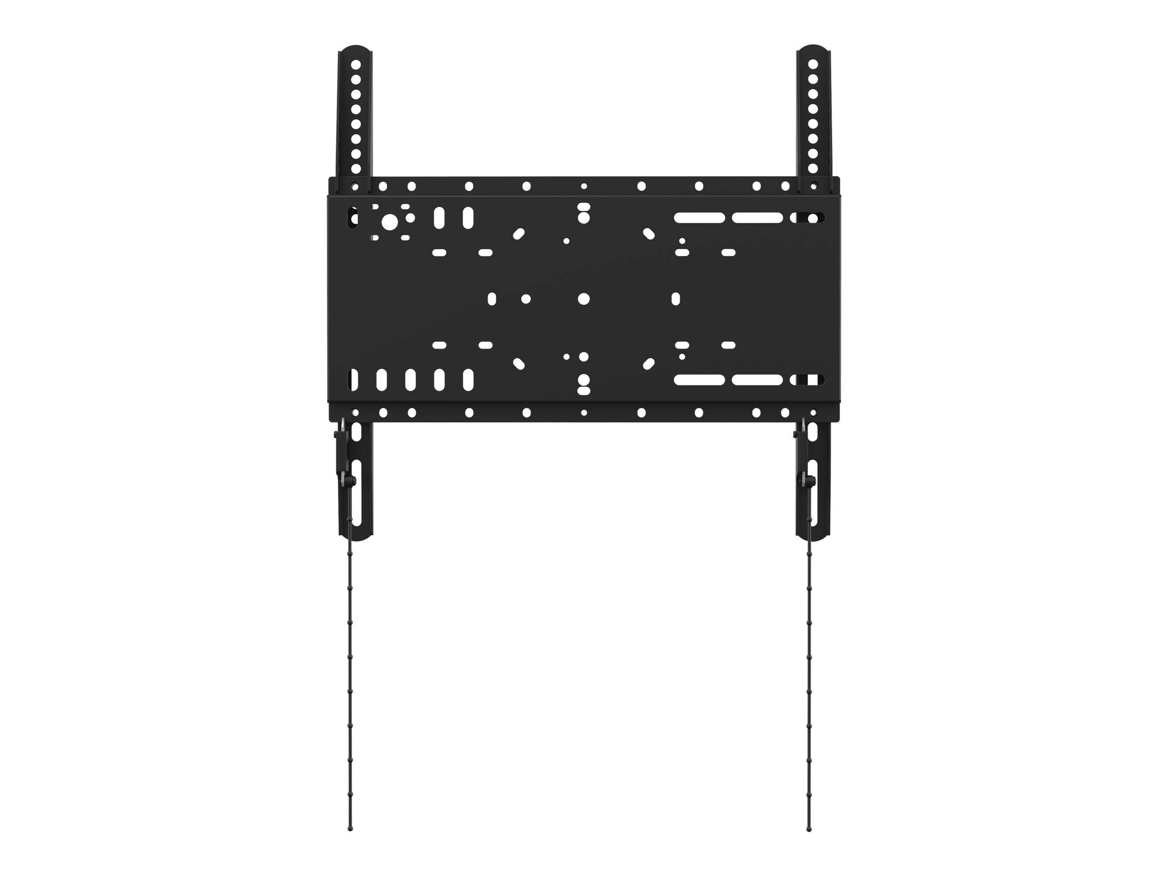 Vision VFM-W4X4 - Heavy Duty - Klammer - für Media Player / LCD-Display - kaltgewalzter Stahl - Schwarz - Bildschirmgröß