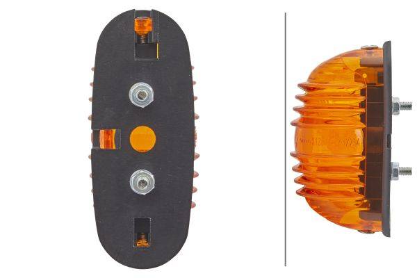 HELLA 2BA 001 227-211 Blinkleuchte - Anbau - Lichtscheibenfarbe: gelb - links/rechts/vorne und hinte