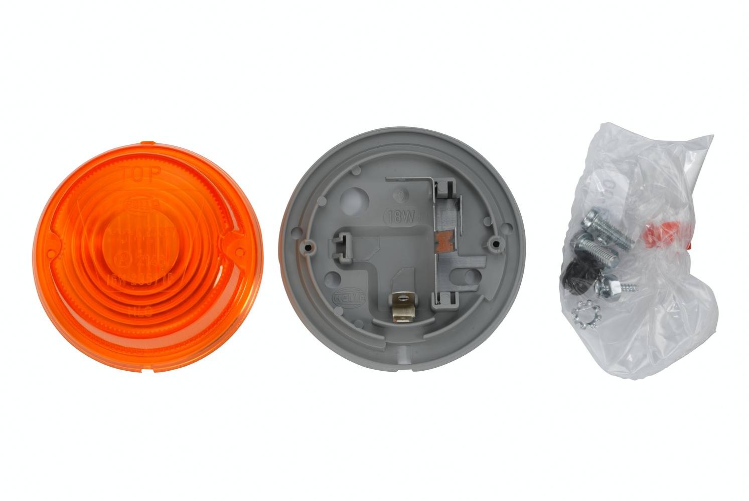 HELLA 2BA 001 259-611 Blinkleuchte - Anbau - Lichtscheibenfarbe: gelb - links/rechts