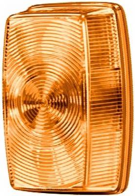 HELLA 2BA 002 324-001 Blinkleuchte - 12/24V - Anbau - Lichtscheibenfarbe: gelb - links/rechts/vorne
