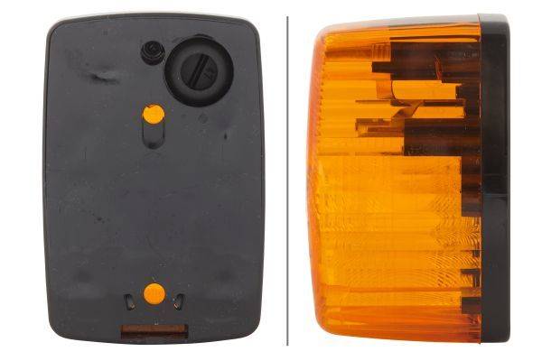 HELLA 2BA 002 652-111 Blinkleuchte - Anbau - Lichtscheibenfarbe: gelb - links/seitlicher Anbau/vorne