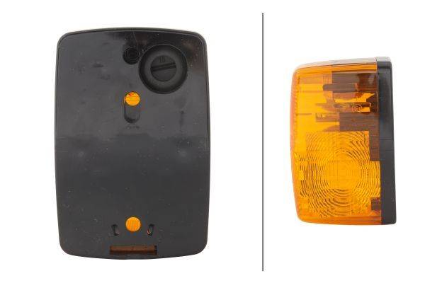 HELLA 2BA 002 652-121 Blinkleuchte - Anbau - Lichtscheibenfarbe: gelb - rechts/seitlicher Anbau/vorn