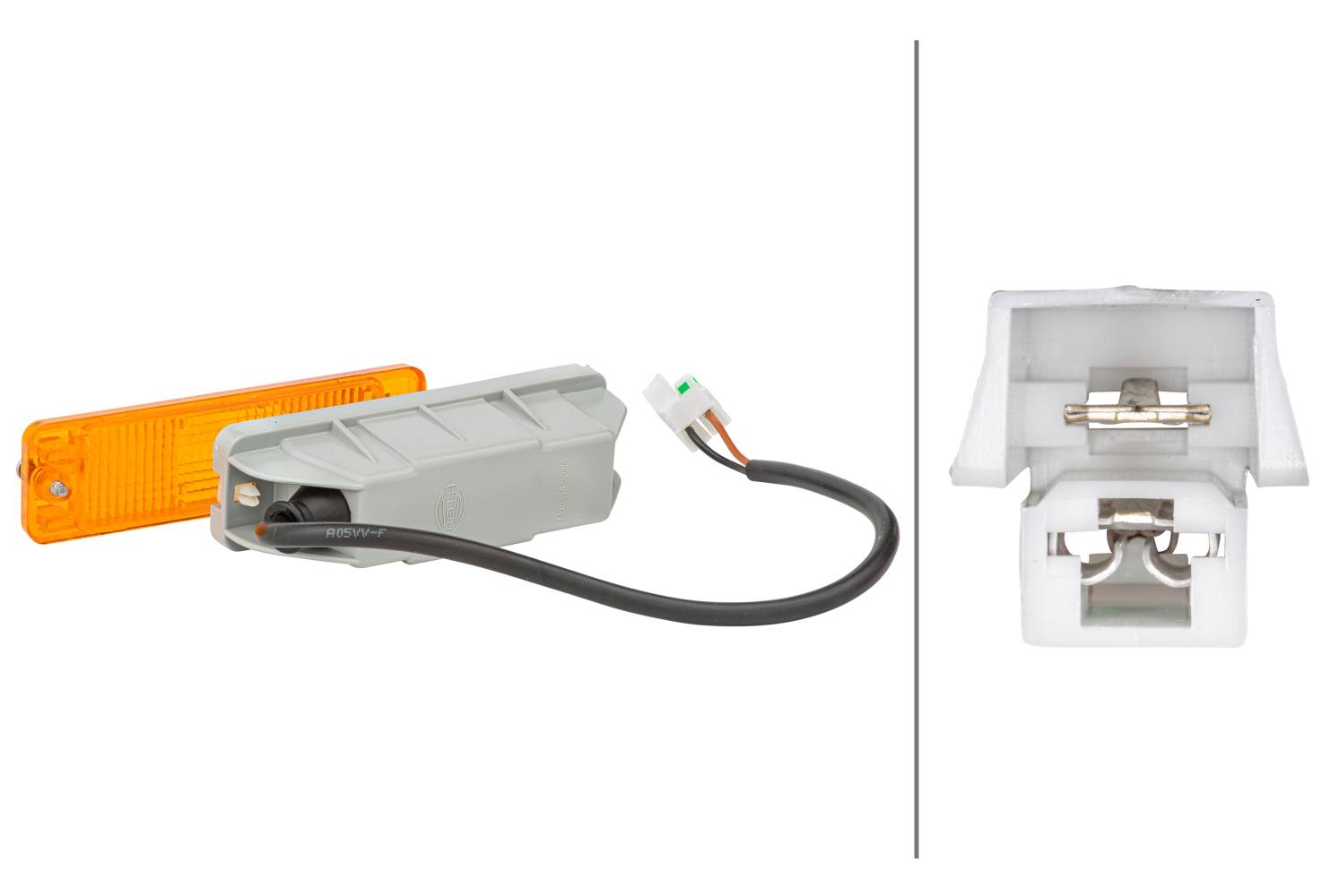 HELLA 2BA 002 939-171 Blinkleuchte - Glühlampe - gelb - links/rechts - für u.a. VW Jetta II (19E, 1G