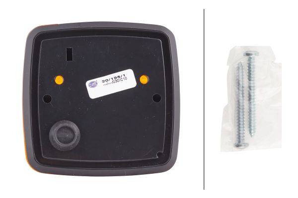 HELLA 2BA 003 014-011 Blinkleuchte - Anbau - Lichtscheibenfarbe: gelb - links/rechts